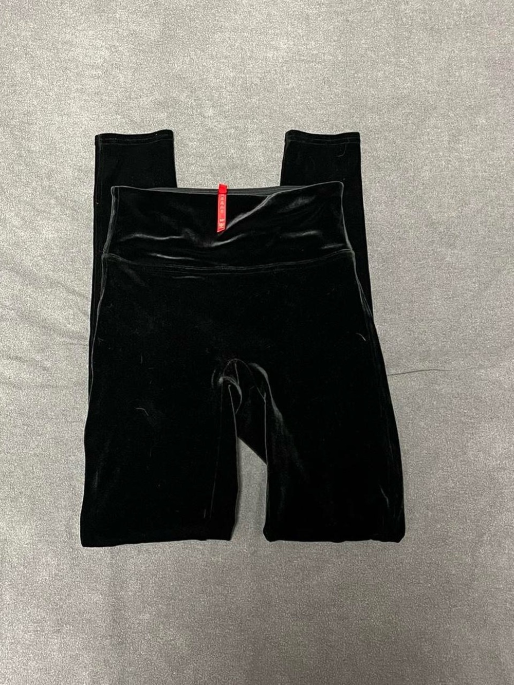 Spanx black velvet ready to wow leggings